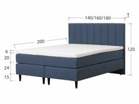 Boxspring krevet Luna