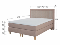 Boxspring bed Riga